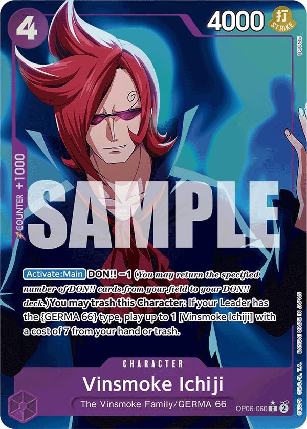 Vinsmoke Ichiji (OP06-060) (Full Art) [Premium Booster -The Best-] Bandai