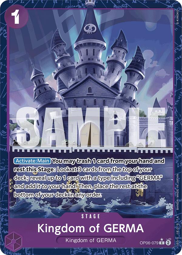 Kingdom of GERMA (Alternate Art) [Premium Booster -The Best-] Bandai