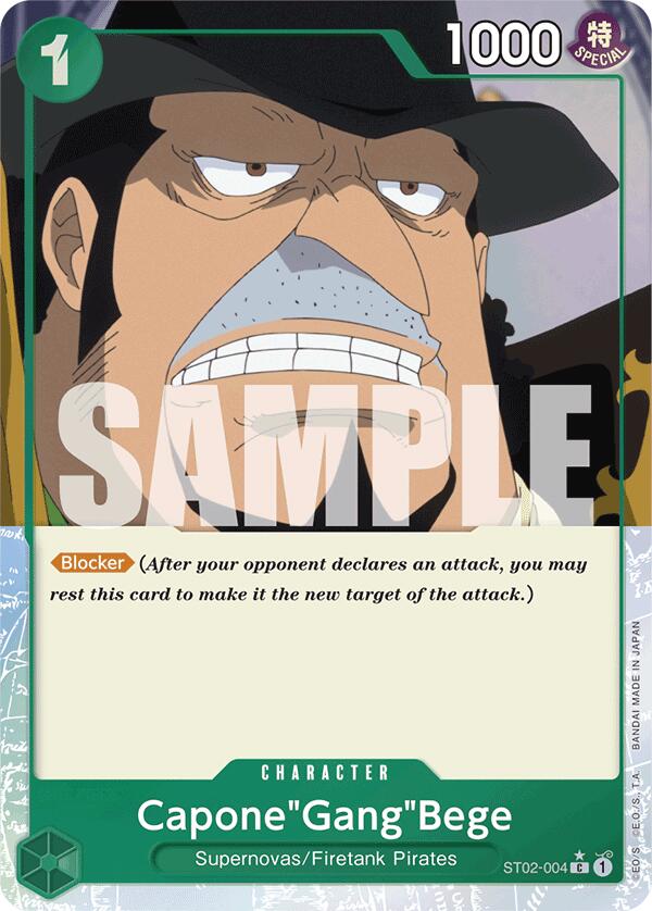 Capone"Gang"Bege (ST02-004) (Extended Art) [Premium Booster -The Best-] Bandai