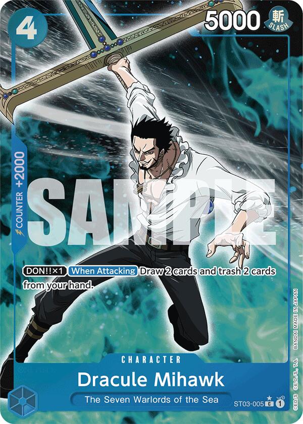Dracule Mihawk (ST03-005) (Full Art) [Premium Booster -The Best-] Bandai