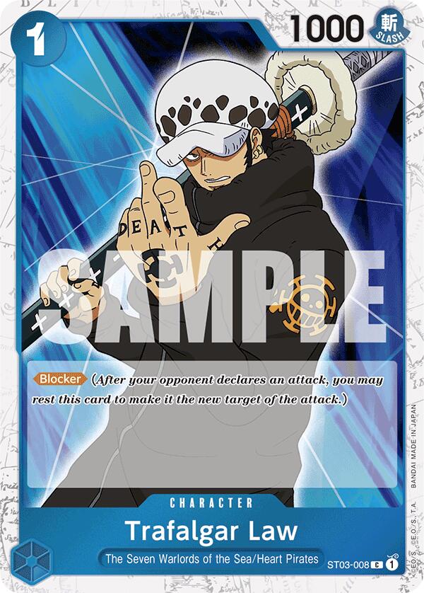 Trafalgar Law (ST03-008) (Jolly Roger Foil) [Premium Booster -The Best-] Bandai