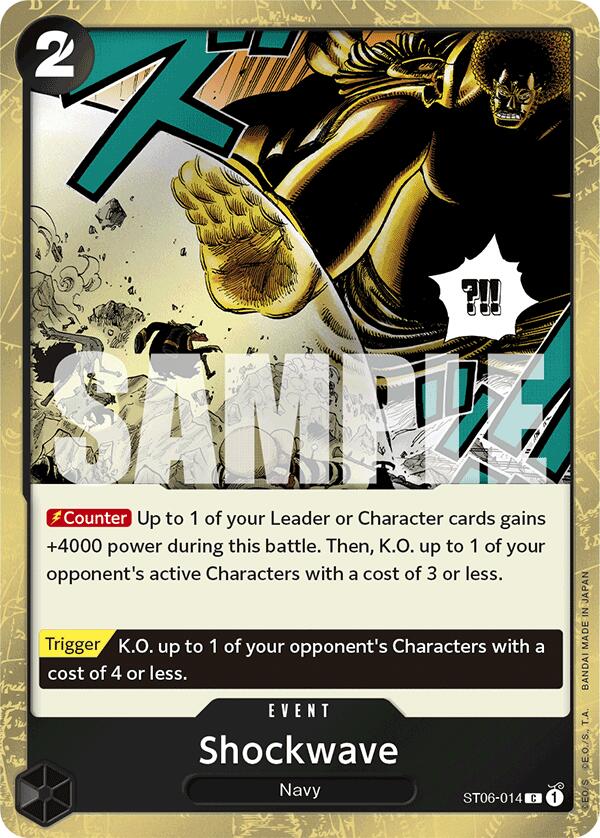 Shockwave (Jolly Roger Foil) [Premium Booster -The Best-] Bandai