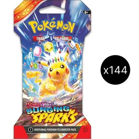 Scarlet & Violet: Surging Sparks Sleeved Booster Pack Case Pokémon