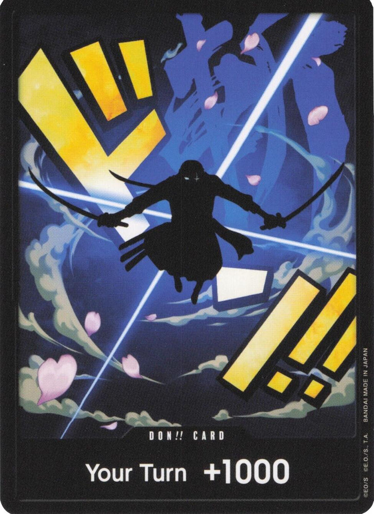 DON!! Card (Zoro) [Premium Booster -The Best-] Bandai