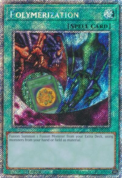 Polymerization (Alternate Art) (Platinum Secret Rare) [RA03-EN051] Platinum Secret Rare Yu-Gi-Oh!