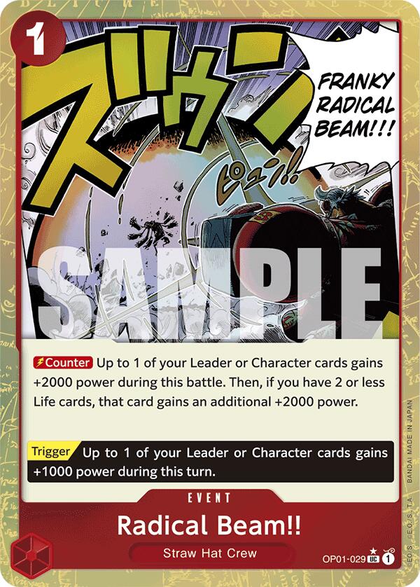 Radical Beam!! (Textured Foil) [Premium Booster -The Best-] Bandai