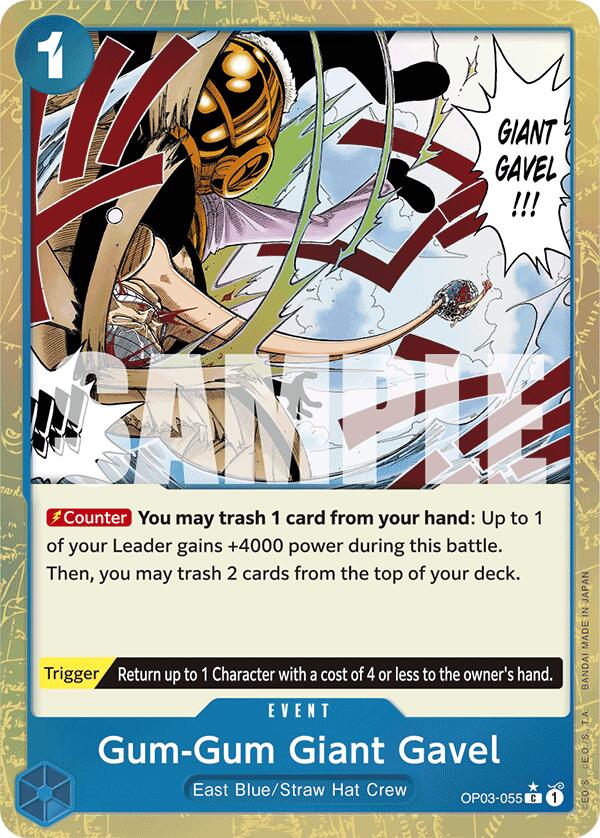 Gum-Gum Giant Gavel (Textured Foil) [Premium Booster -The Best-] Bandai