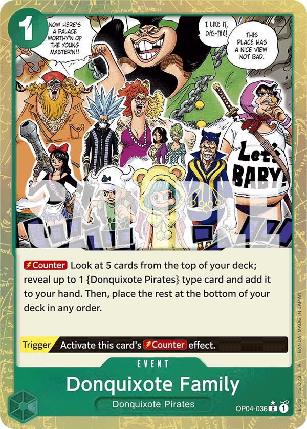 Donquixote Family (Textured Foil) [Premium Booster -The Best-] Bandai