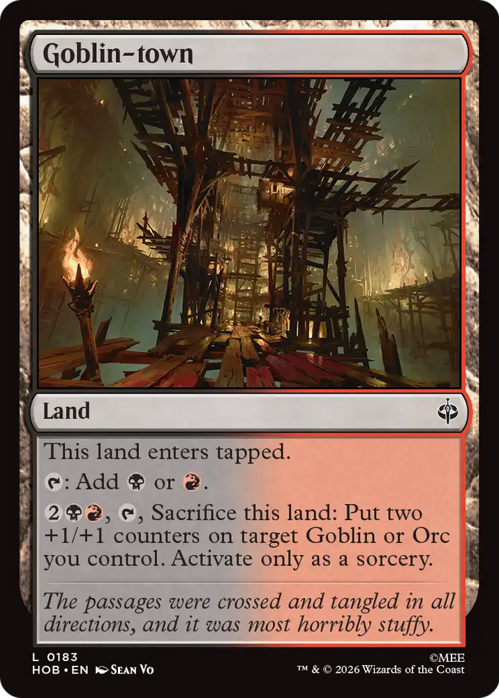 Goblin-town [The Hobbit] Magic: The Gathering