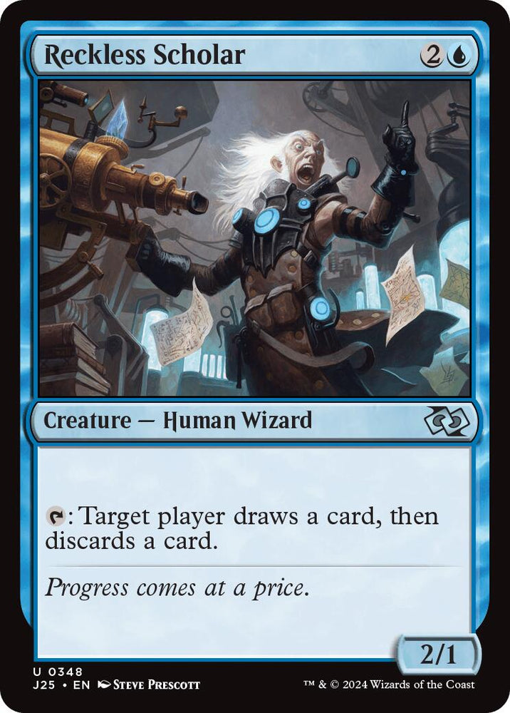 Reckless Scholar [Foundations Jumpstart] Magic: The Gathering