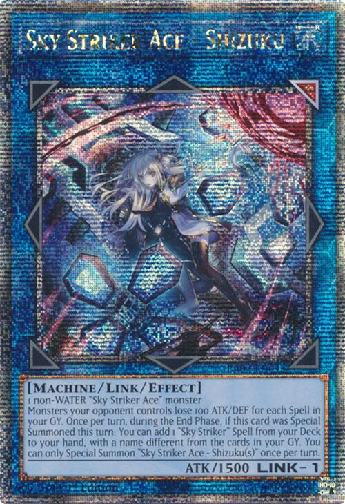 Sky Striker Ace - Shizuku (Alternate Art) (Quarter Century Secret Rare) [RA03-EN043] Quarter Century Secret Rare Yu-Gi-Oh!
