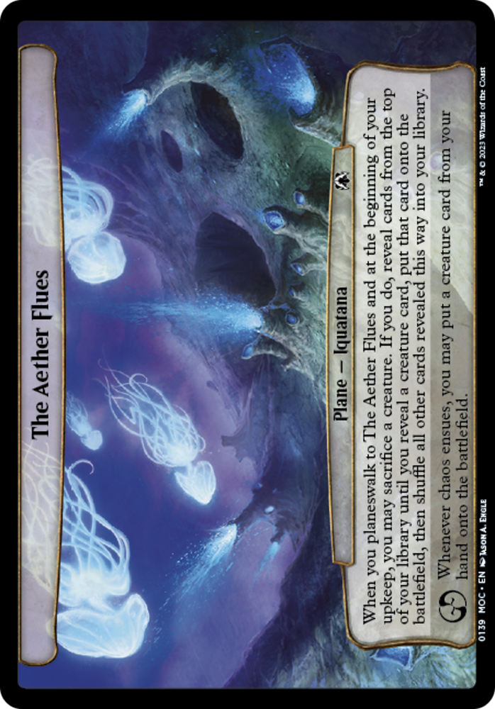 The Aether Flues [March of the Machine Commander] Magic: The Gathering