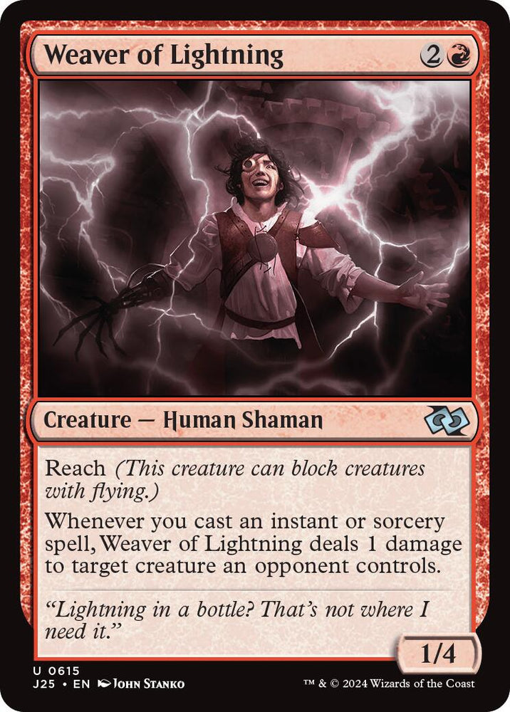 Weaver of Lightning [Foundations Jumpstart] Magic: The Gathering