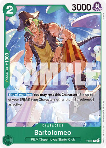 Bartolomeo (P-029) (Reprint) [Premium Booster -The Best-] Bandai