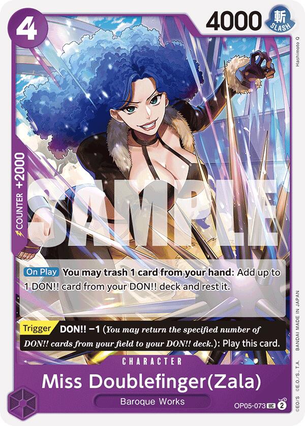 Miss Doublefinger(Zala) (Reprint) [Premium Booster -The Best-] Bandai