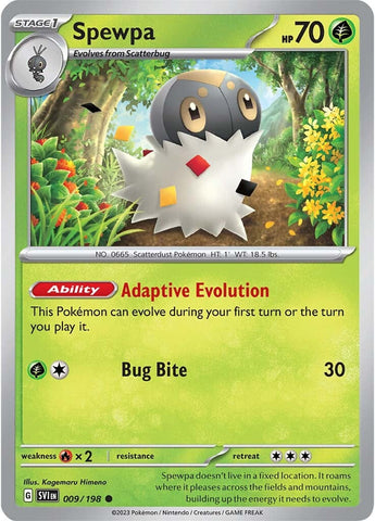 Spewpa (009/198) [Scarlet & Violet: Base Set] Pokémon