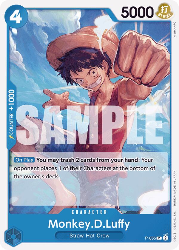 Monkey.D.Luffy (P-055) (Reprint) [Premium Booster -The Best-] Bandai