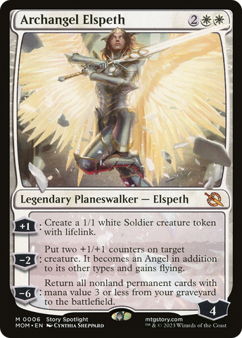 Archangel Elspeth [March of the Machine] Magic: The Gathering