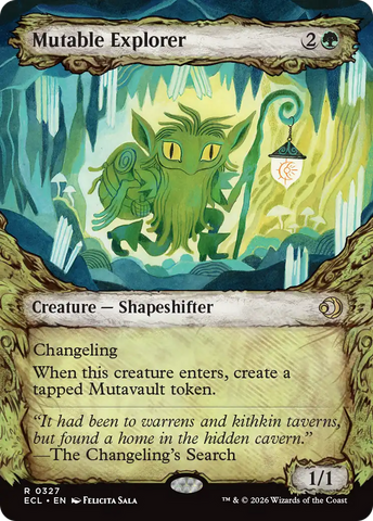 Mutable Explorer (Showcase) [Lorwyn Eclipsed] Magic: The Gathering