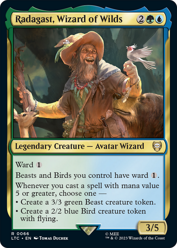 Radagast, Wizard of Wilds [The Lord of the Rings: Tales of Middle-Earth Commander] Magic: The Gathering