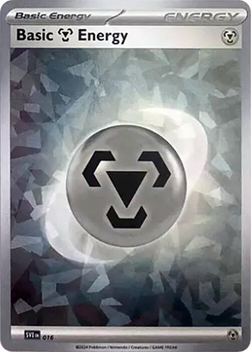 Basic Metal Energy (016) (Cracked Ice Holo) [Scarlet & Violet: Stellar Crown] Pokémon