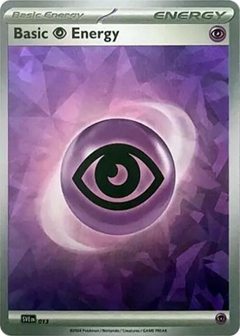 Basic Psychic Energy (013) (Cracked Ice Holo) [Scarlet & Violet: Stellar Crown] Pokémon