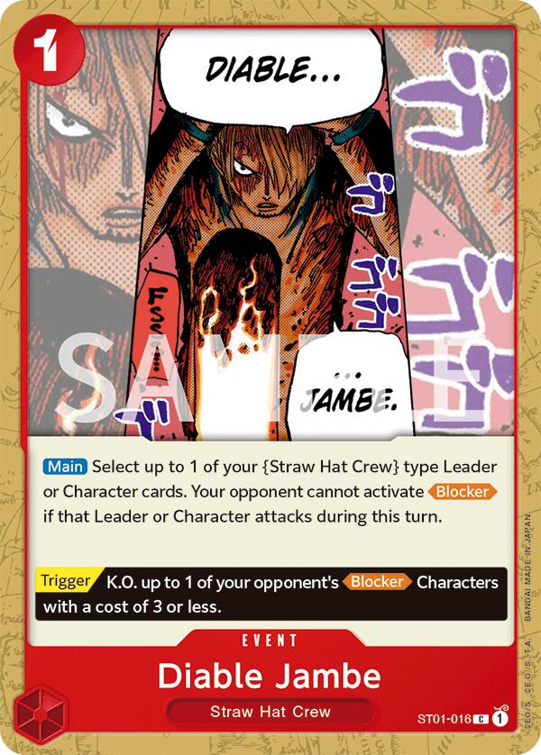 Diable Jambe [Revision Pack Cards] Bandai