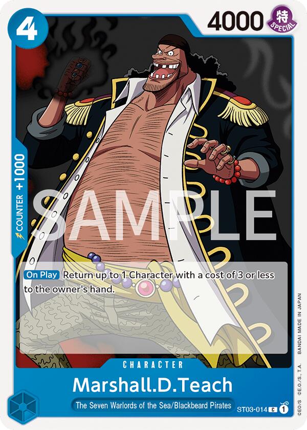 Marshall.D.Teach [Revision Pack Cards] Bandai