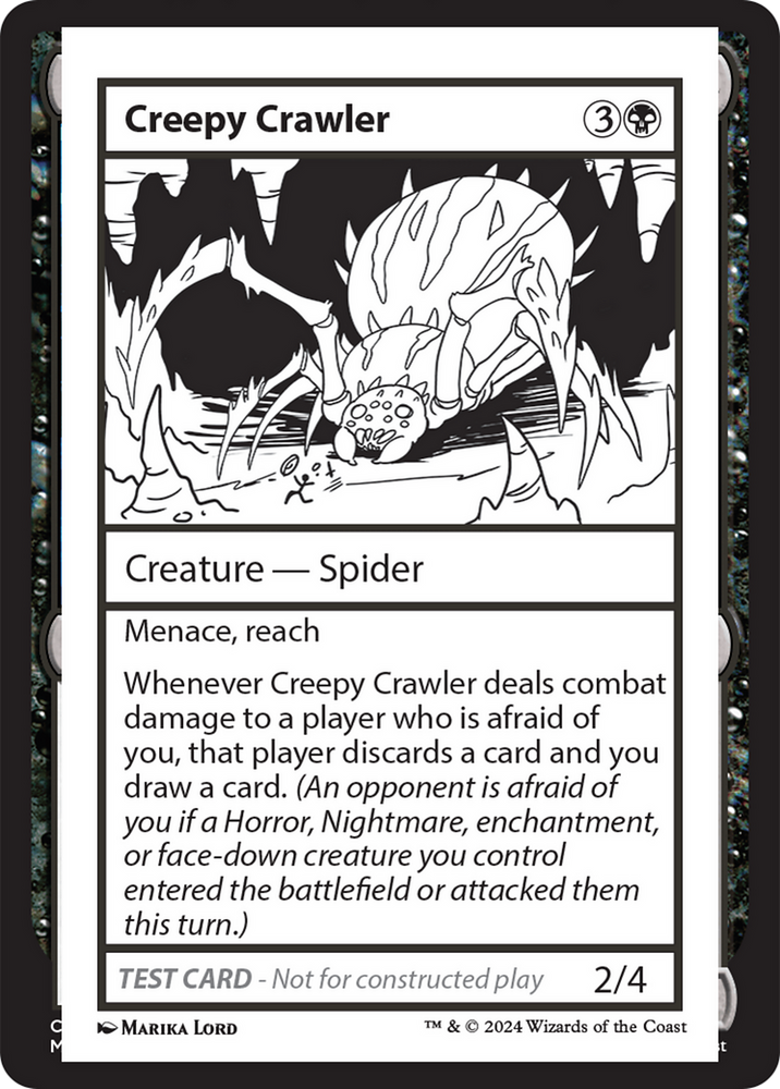 Creepy Crawler [Mystery Booster 2 Playtest Cards] Magic: The Gathering