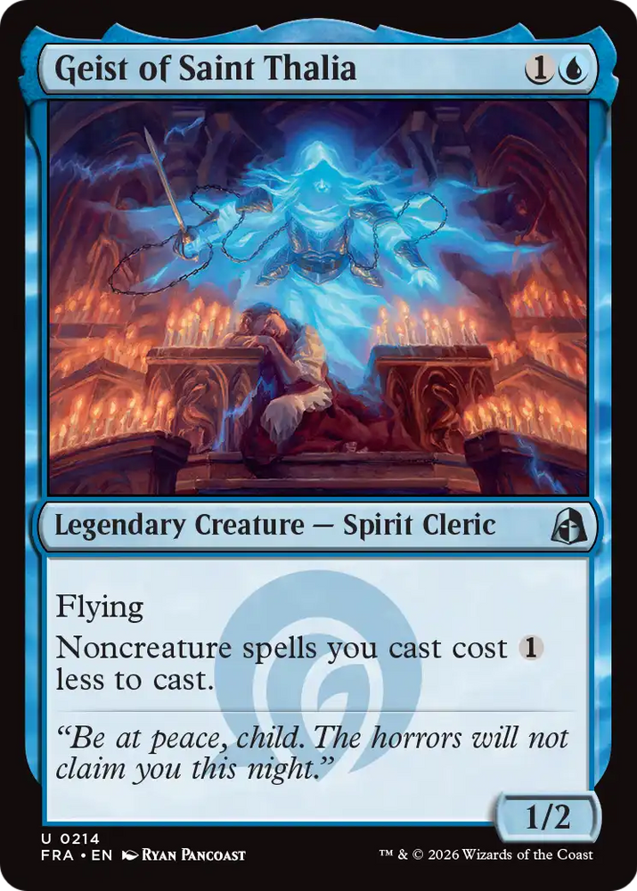 Geist of Saint Thalia [Reality Fracture] Magic: The Gathering