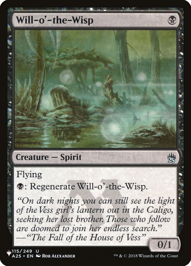 Will-o'-the-Wisp [The List] Magic: The Gathering