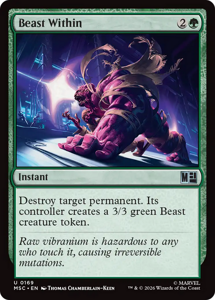 Beast Within [Marvel Super Heroes Commander] Magic: The Gathering