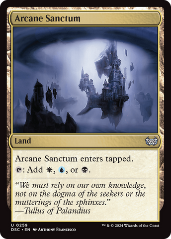 Arcane Sanctum [Duskmourn: House of Horror Commander] Magic: The Gathering