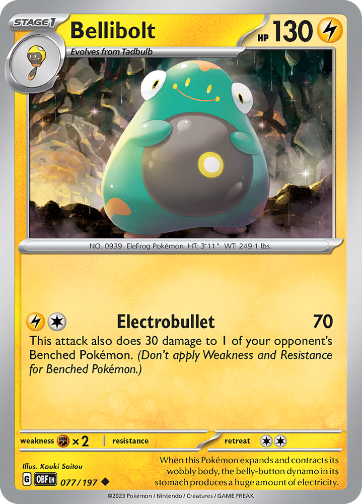 Bellibolt (077/197) [Scarlet & Violet: Obsidian Flames] Pokémon