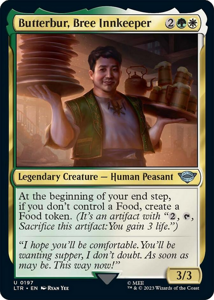 Butterbur, Bree Innkeeper [The Lord of the Rings: Tales of Middle-Earth] Magic: The Gathering