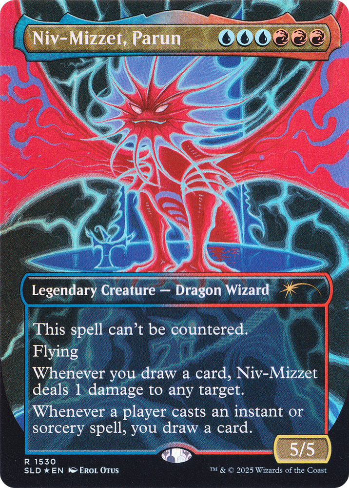 Niv-Mizzet, Parun (Rainbow Foil) [Secret Lair Drop Series] Magic: The Gathering