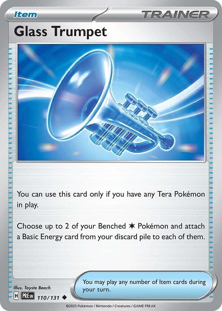 Glass Trumpet (110/131) [Scarlet & Violet: Prismatic Evolutions] Pokémon