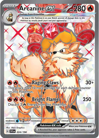 Arcanine ex (224/198) [Scarlet & Violet: Base Set] Pokémon