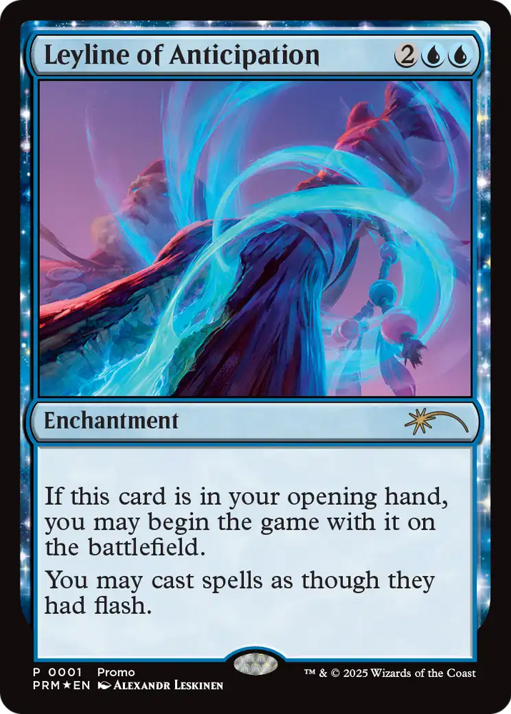 Leyline of Anticipation [Wizards Play Network 2026] Magic: The Gathering