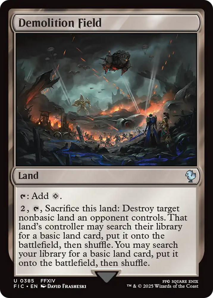 Demolition Field [FINAL FANTASY Commander] Magic: The Gathering