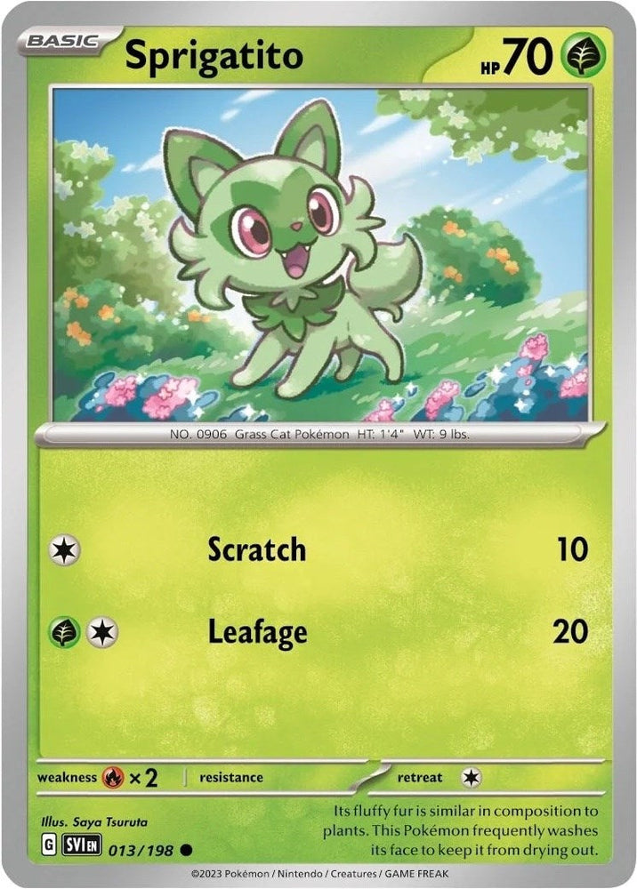 Sprigatito (013/198) (Paldea Collection) [Scarlet & Violet: Base Set] Pokémon