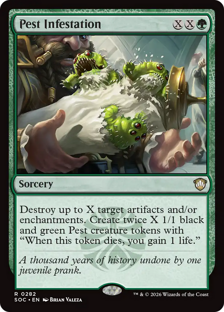 Pest Infestation [Secrets of Strixhaven Commander] Magic: The Gathering