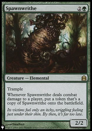 Spawnwrithe [The List] Magic: The Gathering