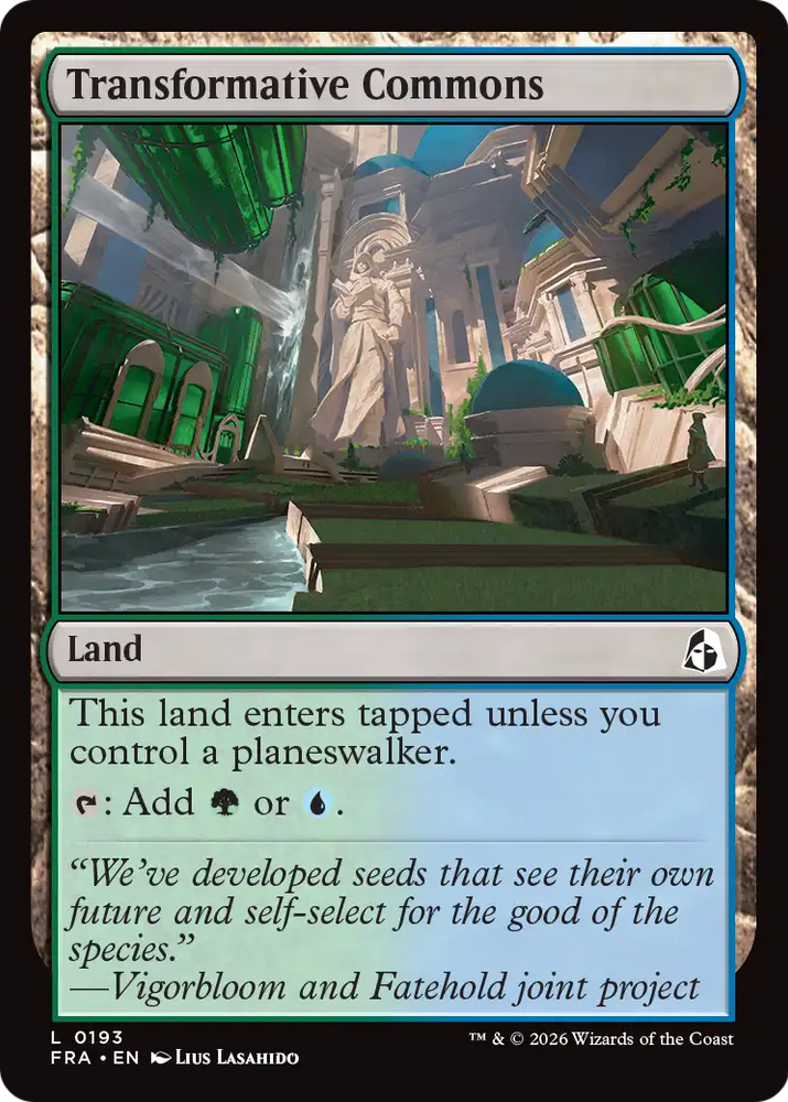Transformative Commons [Reality Fracture] Magic: The Gathering