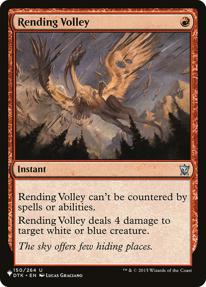 Rending Volley [The List] Magic: The Gathering