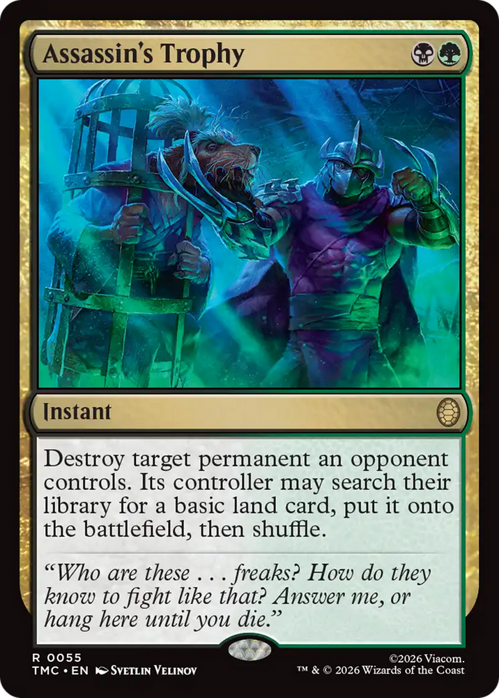 Assassin's Trophy [Teenage Mutant Ninja Turtles Commander] Magic: The Gathering