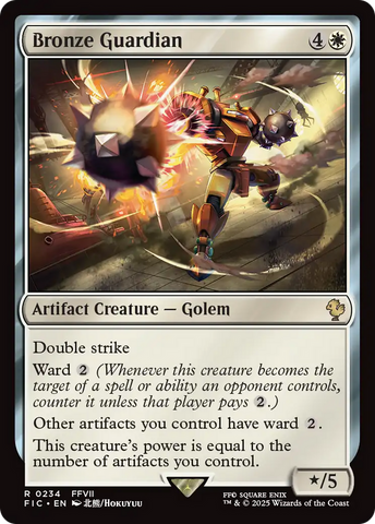 Bronze Guardian [FINAL FANTASY Commander] Magic: The Gathering