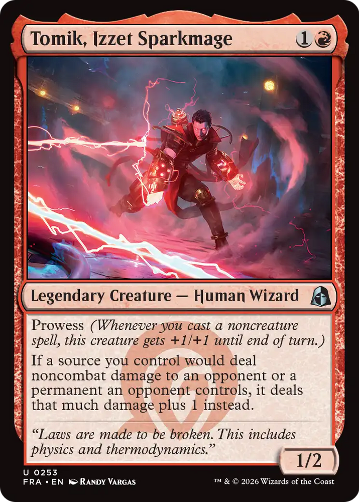 Tomik, Izzet Sparkmage [Reality Fracture] Magic: The Gathering