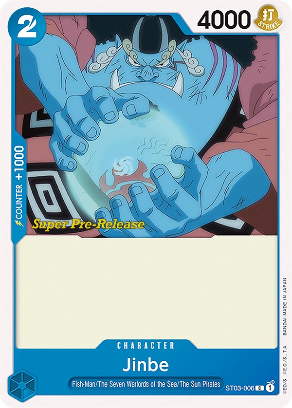 Jinbe [Super Pre-Release Starter Deck: The Seven Warlords of the Sea] Bandai