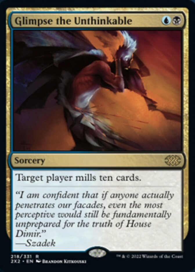 Glimpse the Unthinkable [Double Masters 2022] Magic: The Gathering
